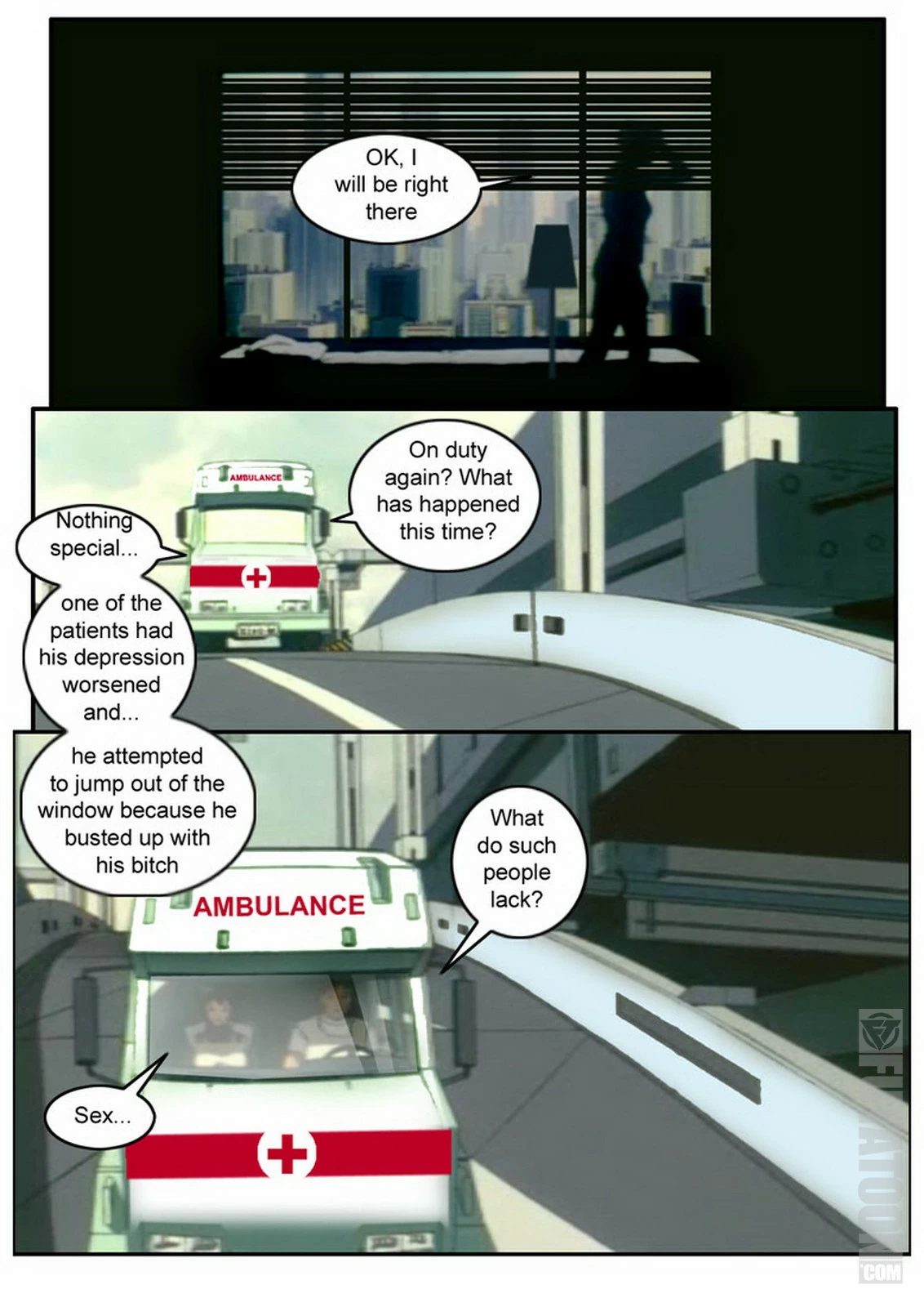 futanari gangbang comics ambulance