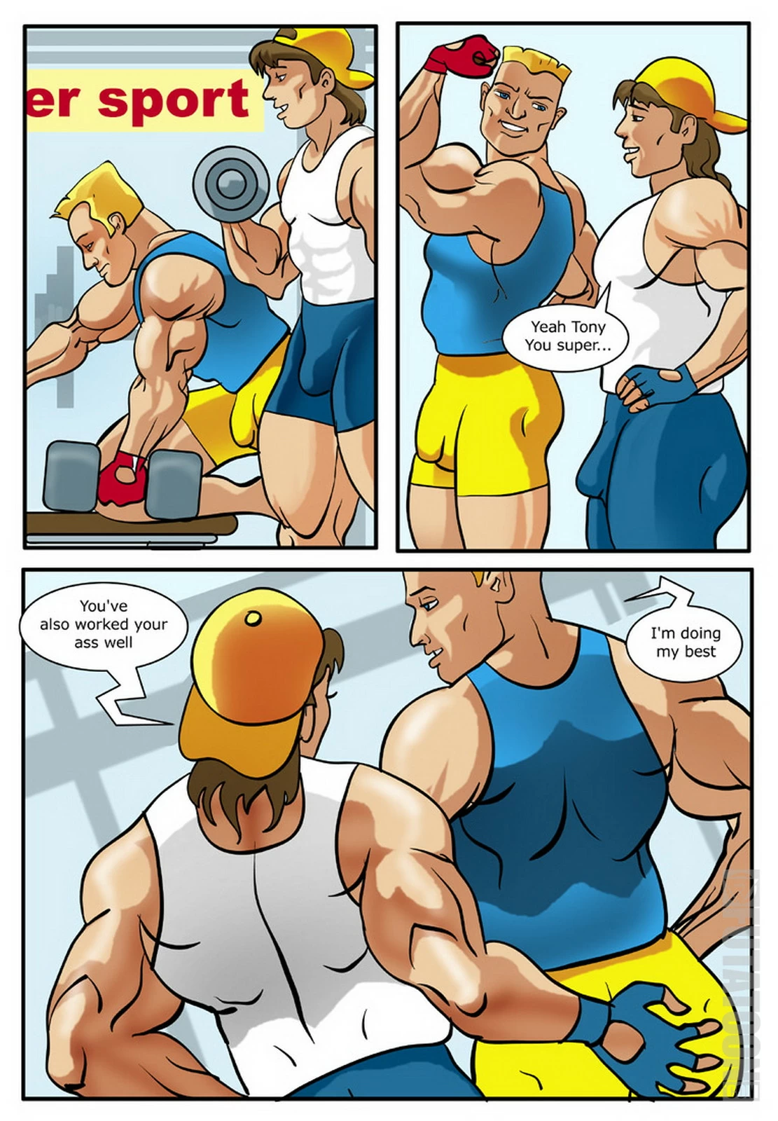 futanari threesome comics muscle