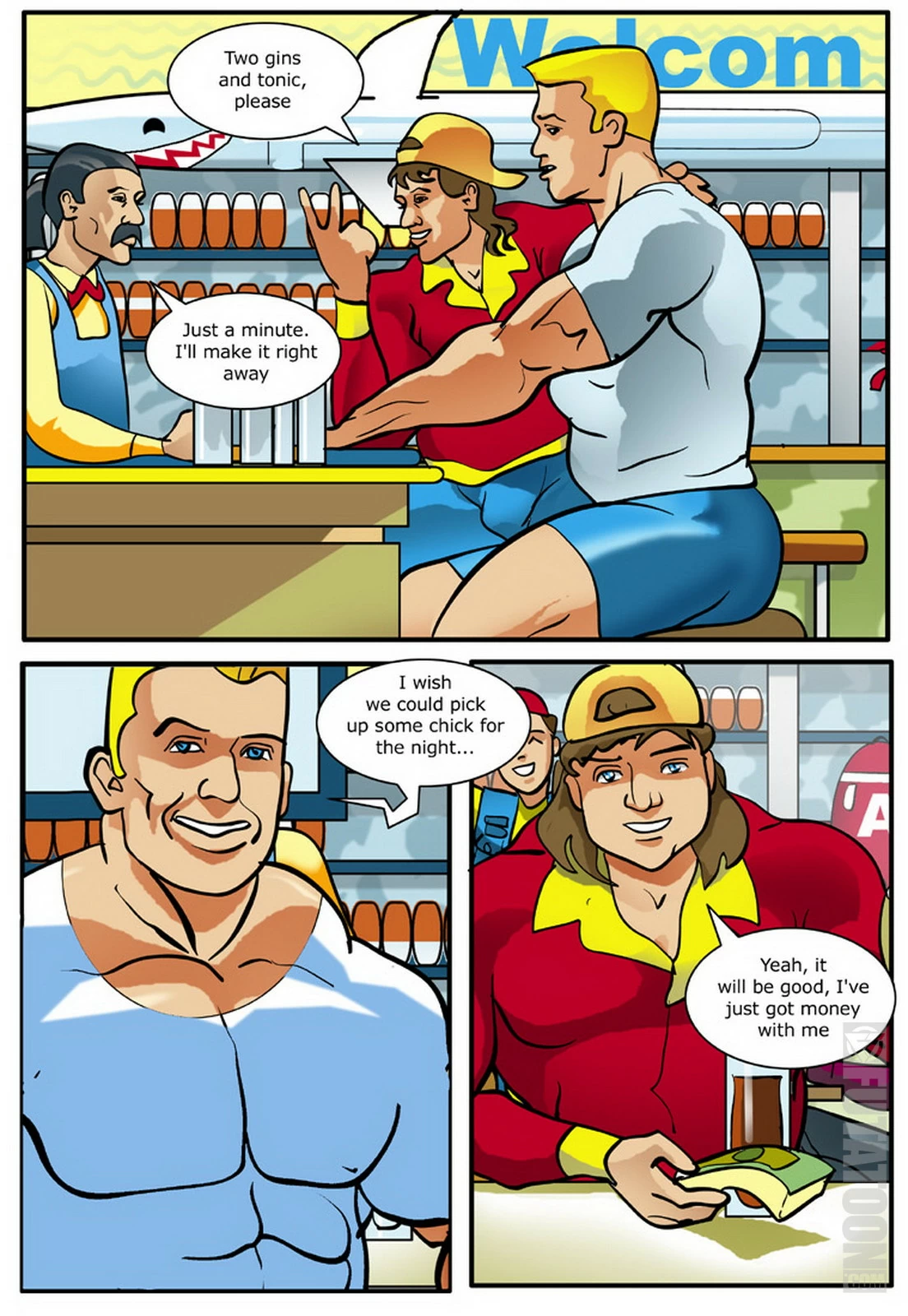futanari threesome comics muscular